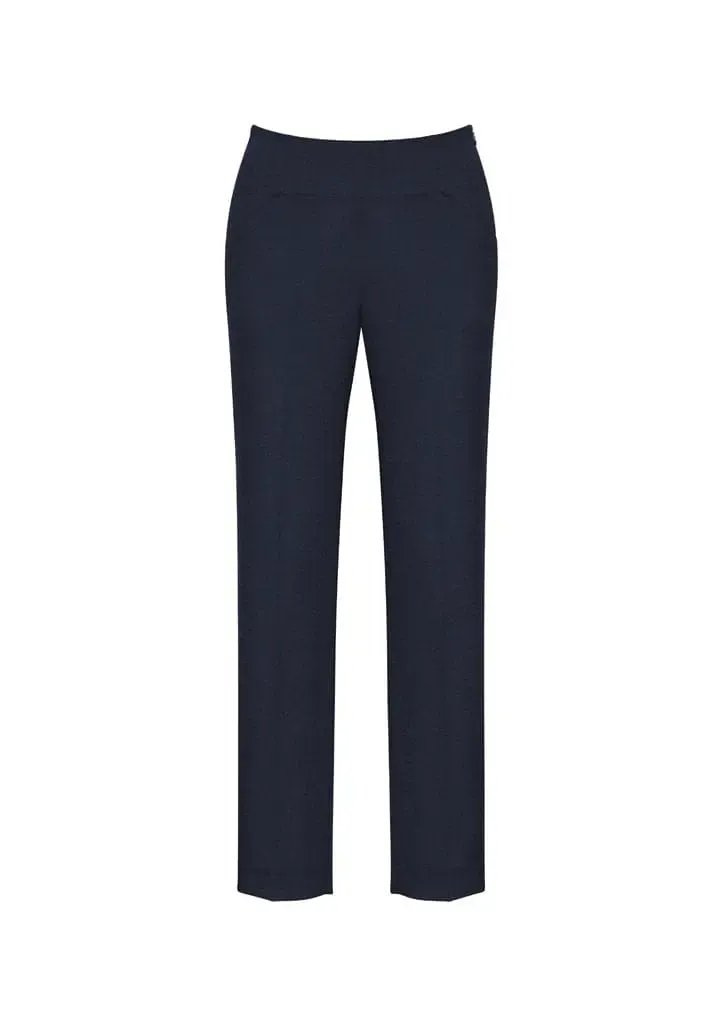Biz Corporates Womens Bandless Slim Leg Pant 14021 - Flash Uniforms